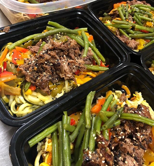 Asian Beef on Zoodles #baltimoremealdelivery